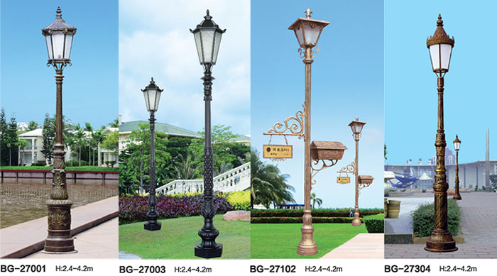 宅男666视频社区照明精选欧式铸铝单头LED庭院灯图片