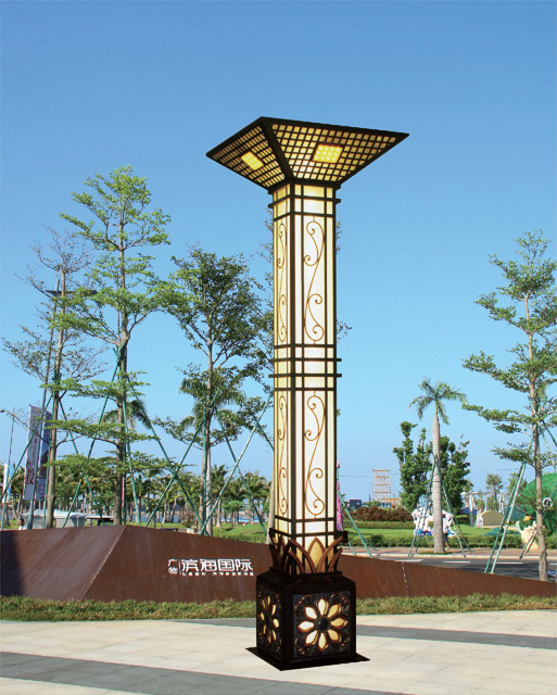 3米-5米莲花造型广场宅男在线观看柱QDJGD-BG10102