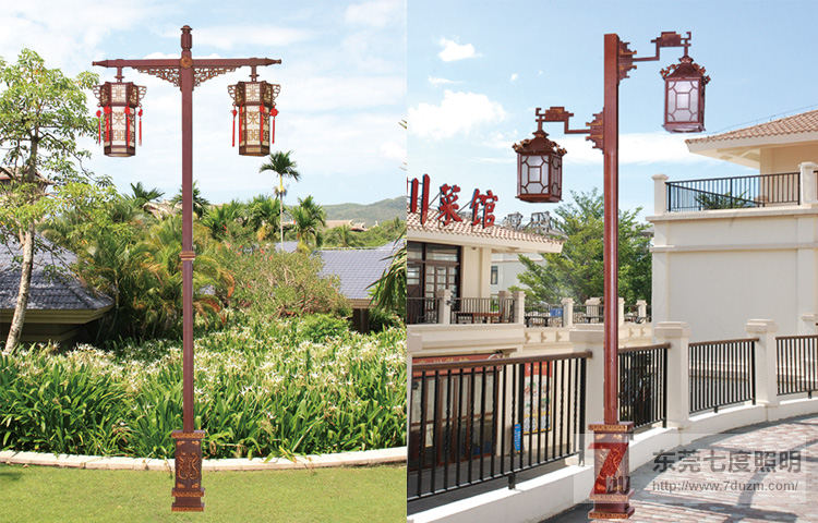 东莞宅男666视频社区照明中式特色仿古庭院灯图片