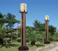 仿古中式仿云石立柱宅男在线观看