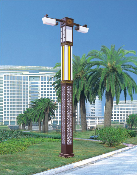 (QDJGD-FG001)双头仿古方柱LED宅男在线观看细节图片