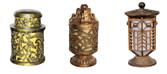 东莞宅男666视频社区照明-砂铸铝柱头灯样式图片