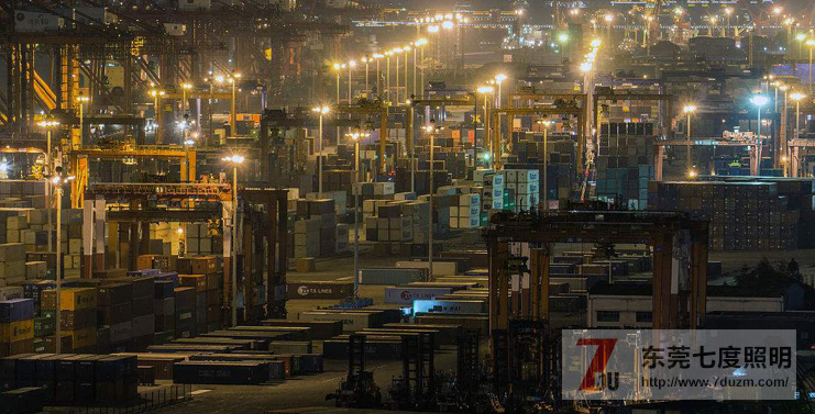 东莞宅男666视频社区照明货运码头宅男视频污污安装照明效果