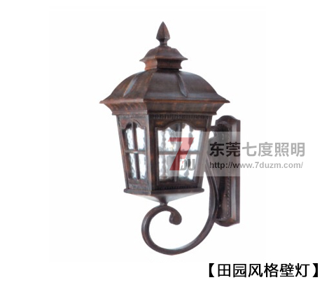 宅男666视频社区照明田园风格壁灯实拍图片效果