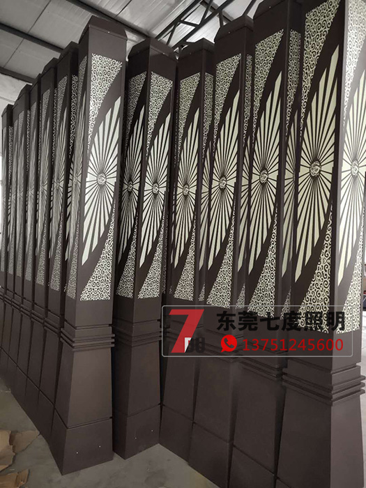 宅男666视频社区照明-3.5米方形宅男在线观看柱生产实物图片