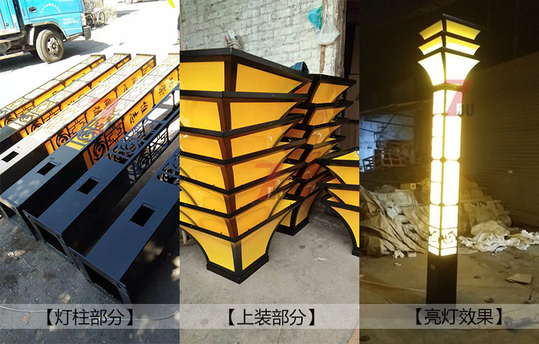 (QDJGDZ-019)3-6米方形广场\园林宅男在线观看柱生产实拍照片