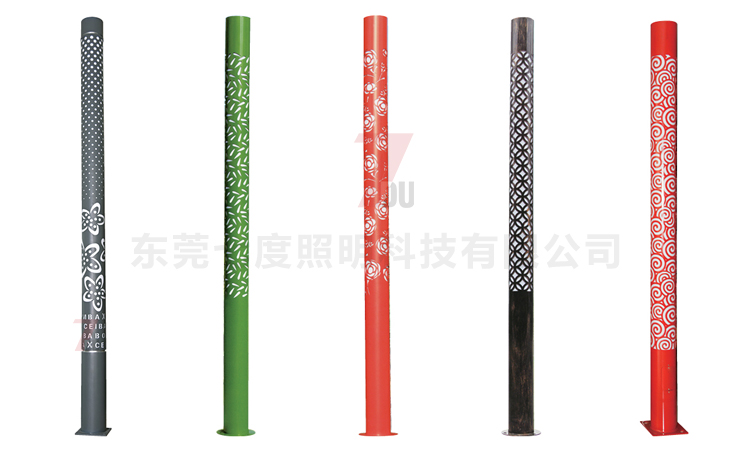 (QDJGDZ-025)公园特色圆柱形镂空花纹宅男在线观看柱更多割花样式展示