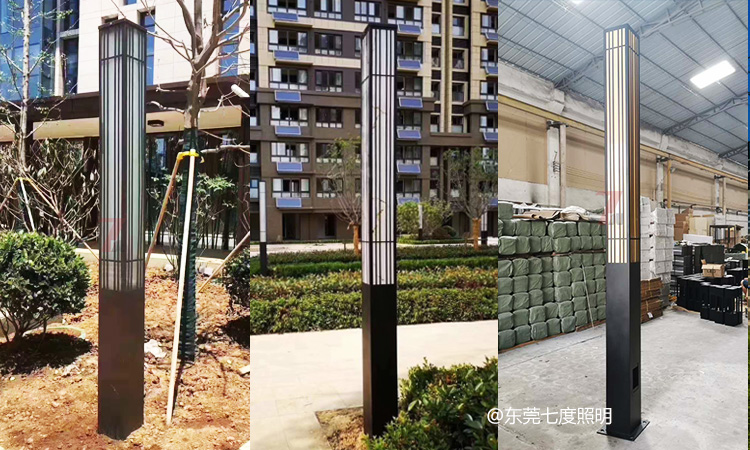 (QDJGDZ-021)现代简约方形园林宅男在线观看柱宅男666视频社区非标定制效果