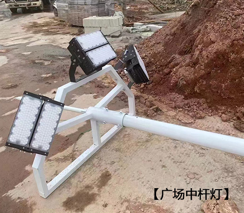 QDLED-T029球场宅男视频污污LED投光灯200W广场中杆灯安装
